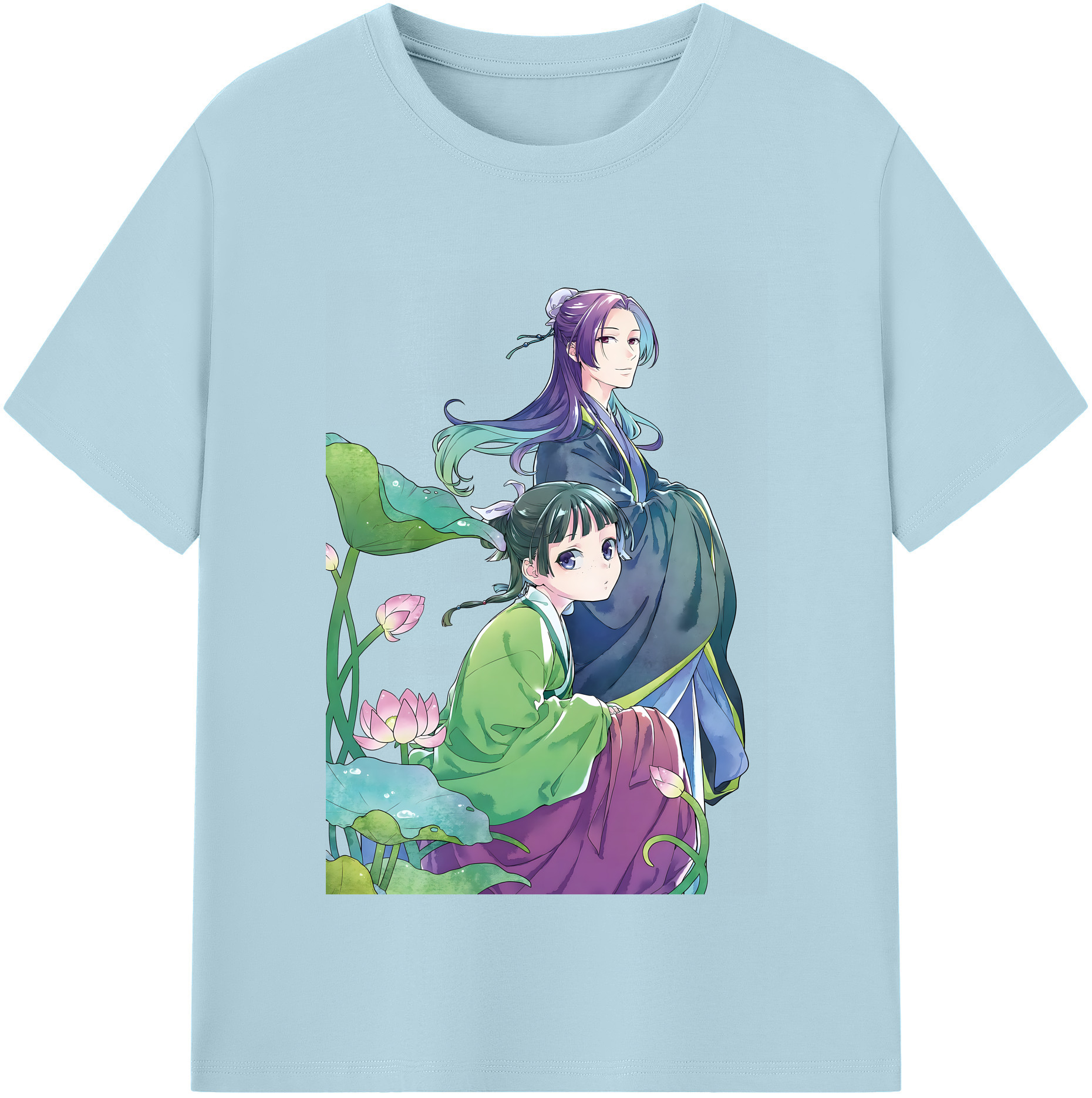 （画像用） 薬屋のひとりごと The Apothecary Diaries 綿100％半袖Tシャツ（フロントプリント）